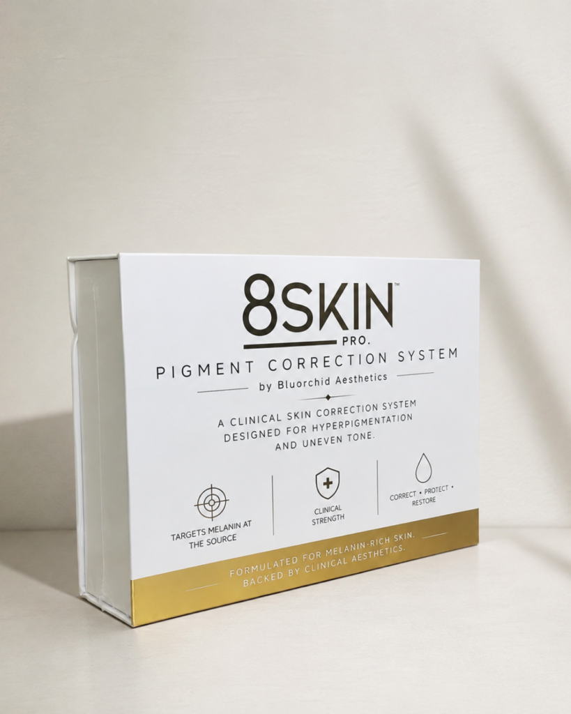The 8SKIN PRO Pigment Correction System box