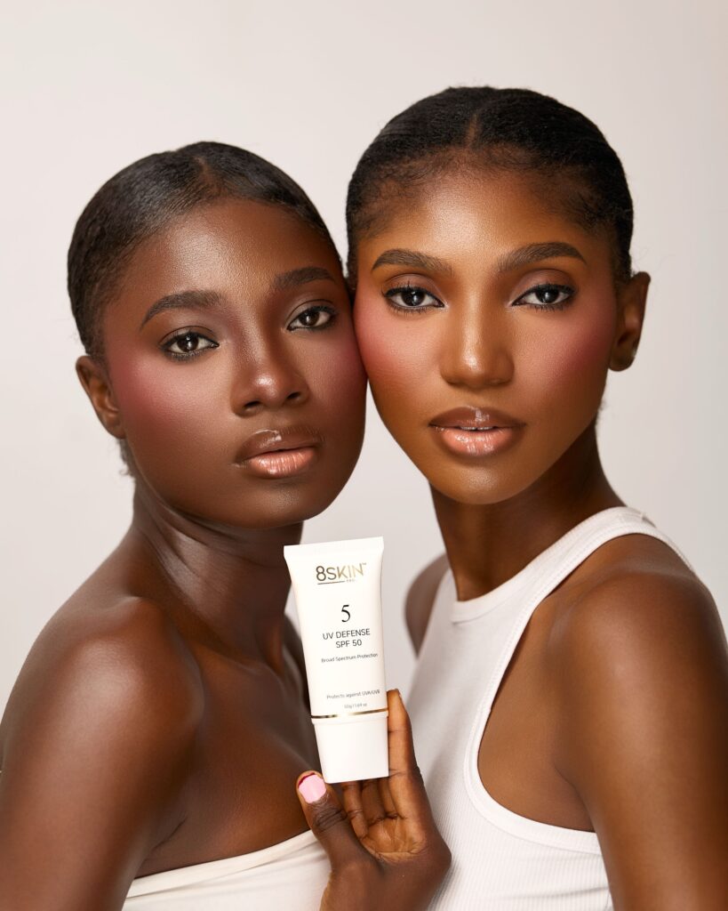 Two women wearing UV Defense SPF 50